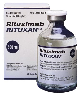 Rituximab Rituxan bottle