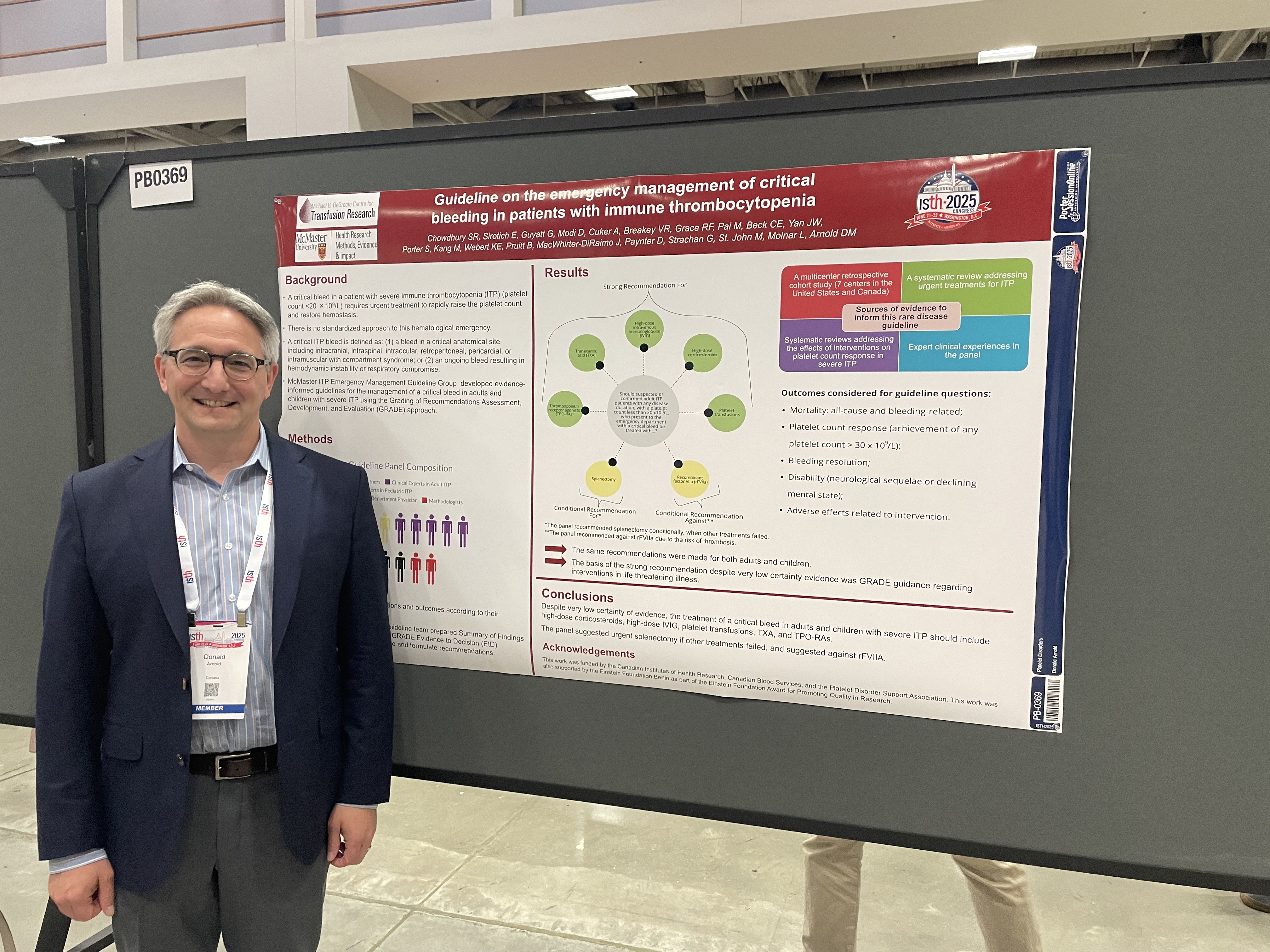 Donnie Arnold at ISTH 2025