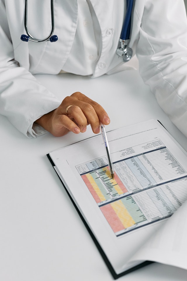 Doctor with chart