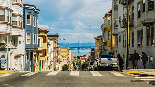 Street view of San Francisco