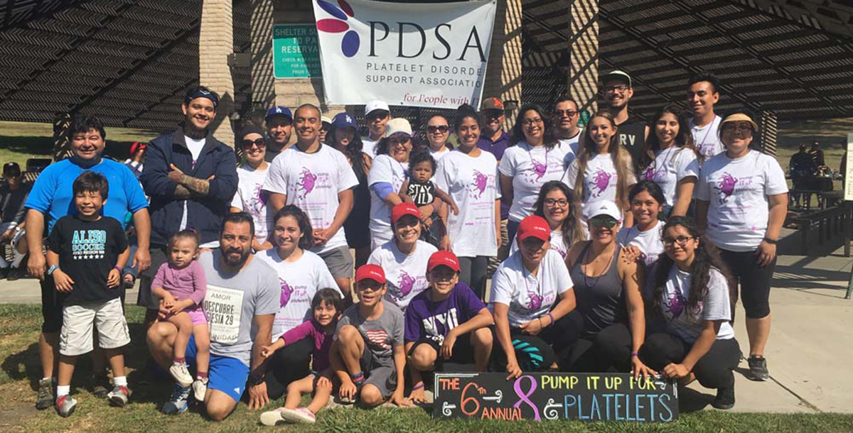 Group or participants at a walk/run event